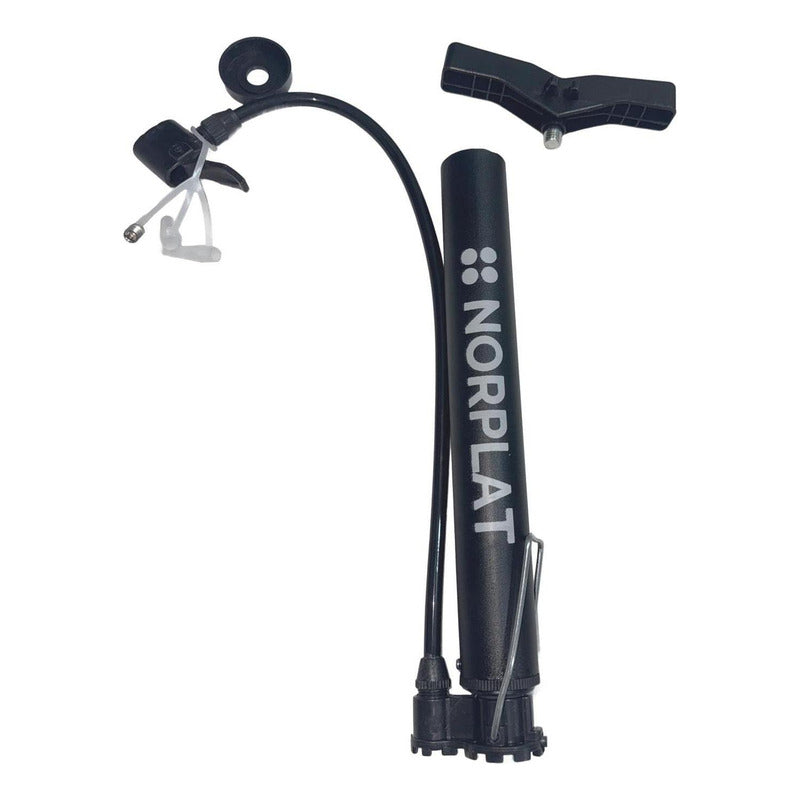 Bombin De Pie 120psi Valvulas Presta Schrader Bici - Norplat