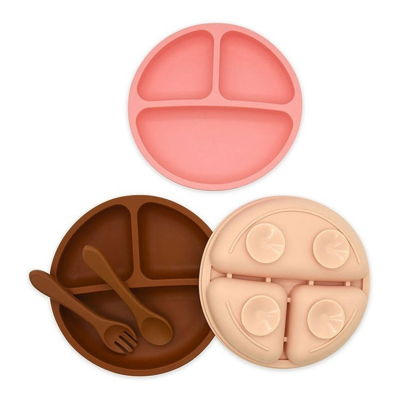 Plato De Silicona De Succión Y Ventosa (niño-niña) - Norplat
