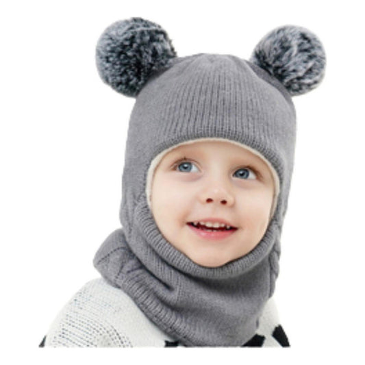Gorro Con Cuello Bebés 6m A 2 Años Invierno Abrigado Norplat