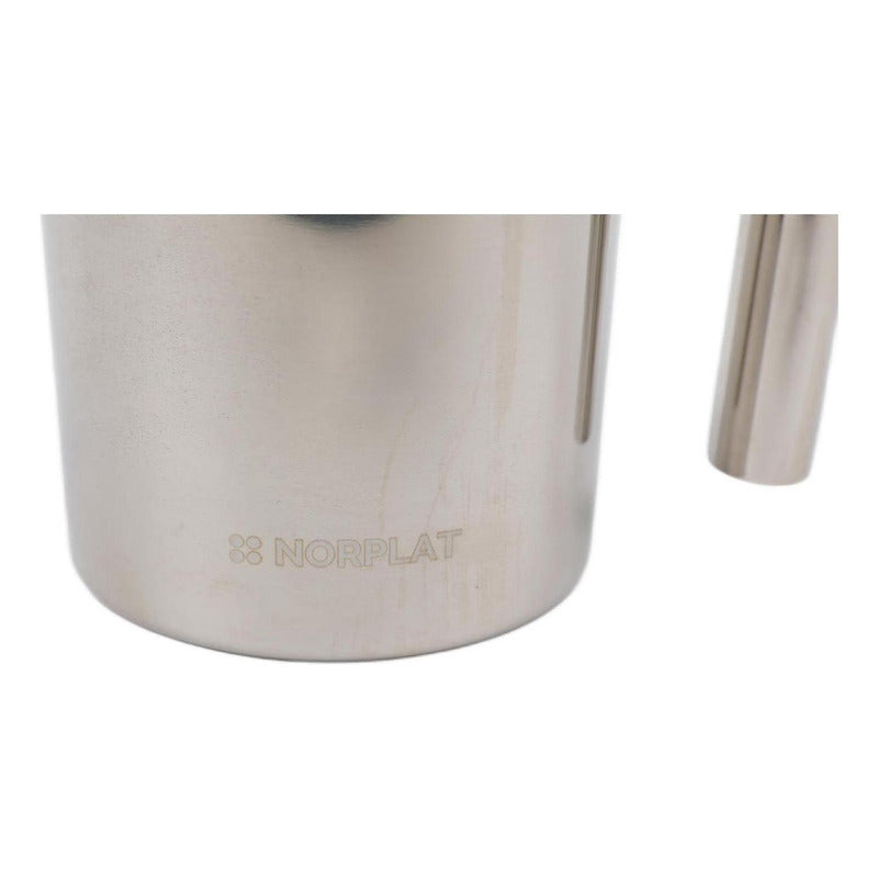 Cafetera Manual Prensa Francesa Acero Cafe 800ml - Norplat