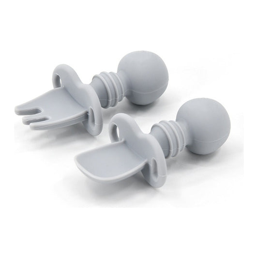 Cubiertos Para Bebe Silicona Aprendizaje 8.5cm - Norplat