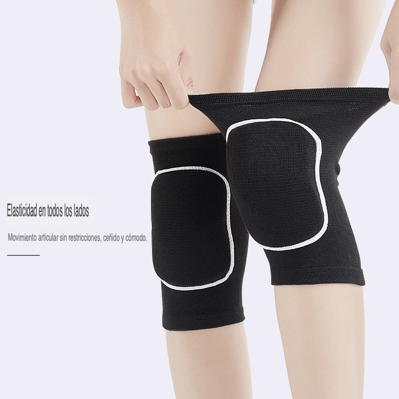 Rodilleras Deportivas Voleibol Volleyball Acolchadas Voley  Negro M