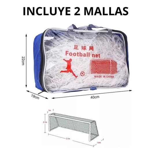 Red Baby Futbol Trenzado 24 Hilos Malla Alta Calidad Norplat