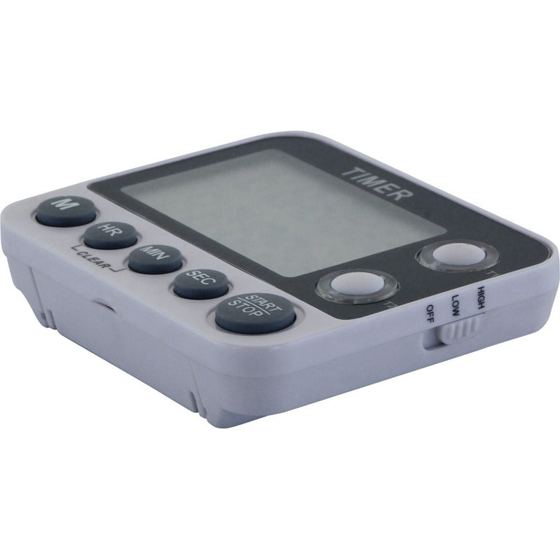 Temporizador De Cocina Doble Imantado - Timer - Cukin Blanco Doble
