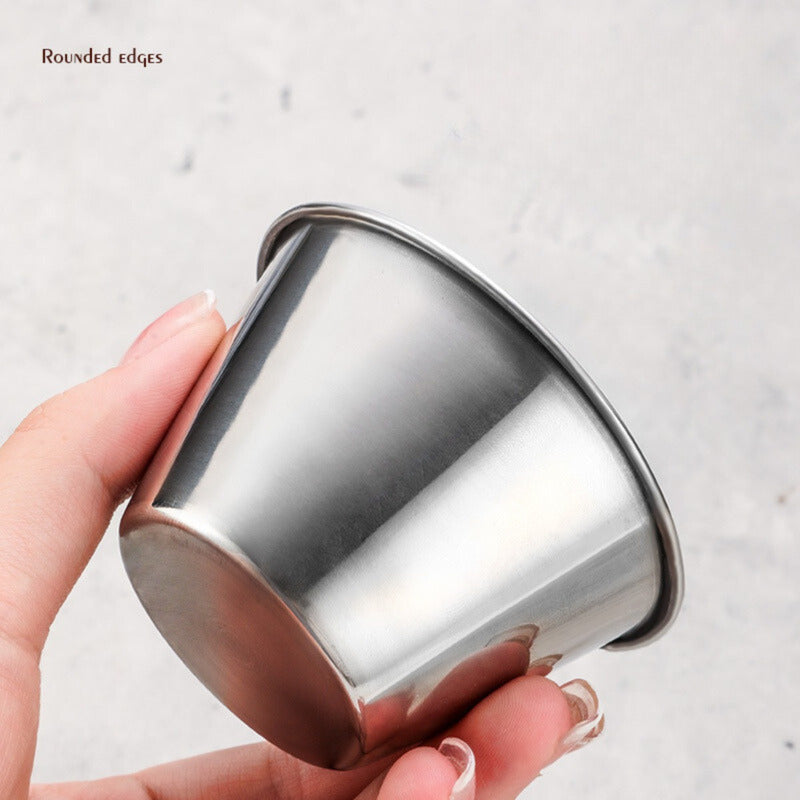Pocillo Salsero Acero Inoxidable 120ml X6 Unidades - Cukin