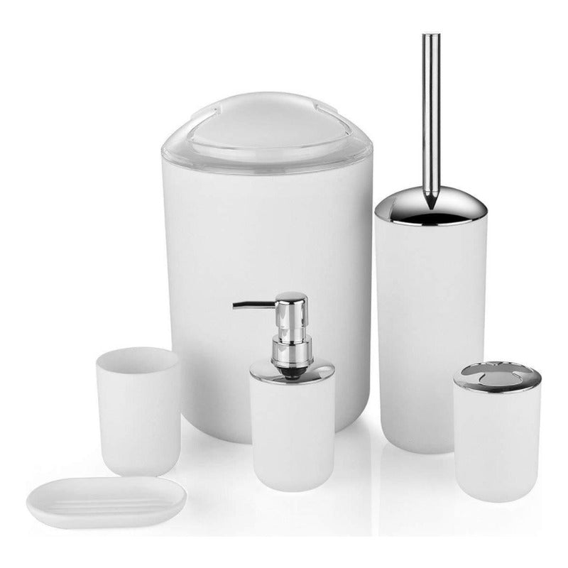 Set De Accesorios Para Baño - 6 Piezas - Norplat