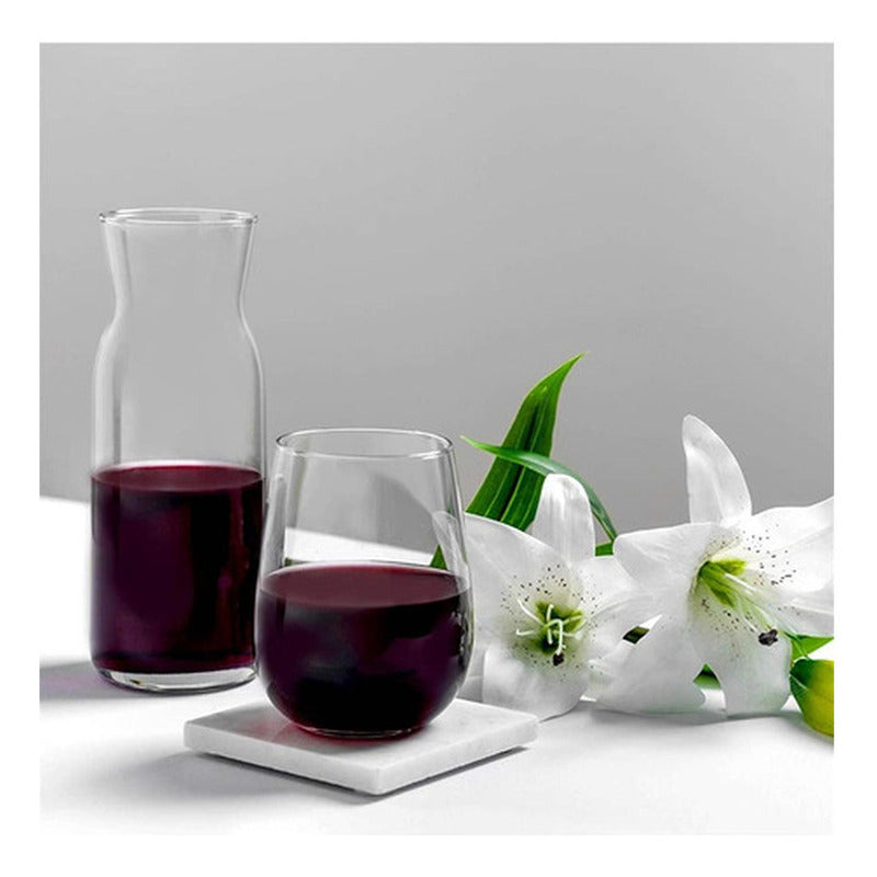 Set 6 Vasos De Vidrio 475ml Agua Vino Bebidas - Norplat