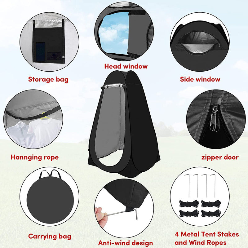 Norplat Carpa Vestidor Portatil Camping Ventana Ducha Baño