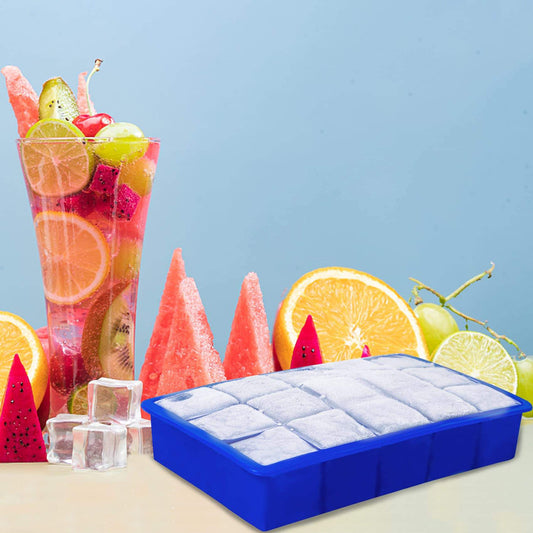 Molde De Silicona Para 15 Cubos De Hielo 3.3 Cm - Cukin