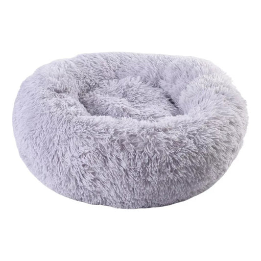 Cama Mascota Perro Grande Antiestres 110cm Talla Xxl Norplat Gris Liso