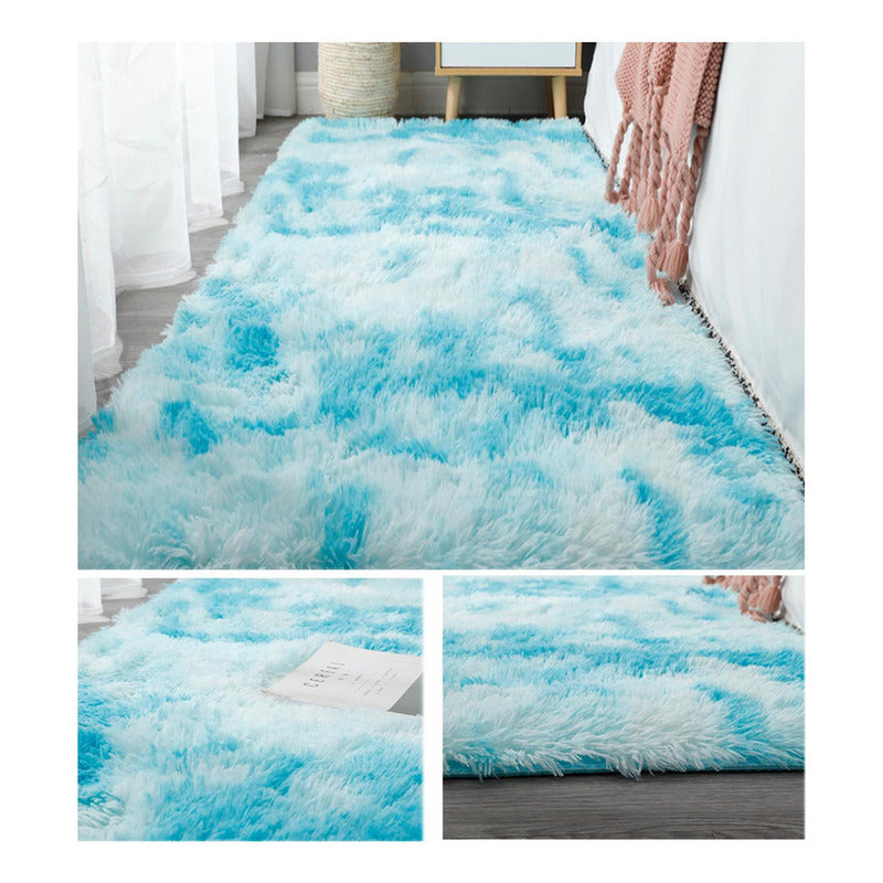Alfombra Bajada De Cama Peluda 160x60cm 3cm Suave - Norplat