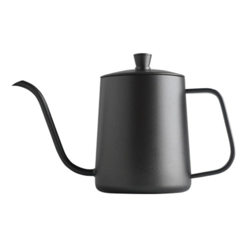 Tetera Cuello Cisne Negra 350 Ml Café Te De Acero Inoxidable