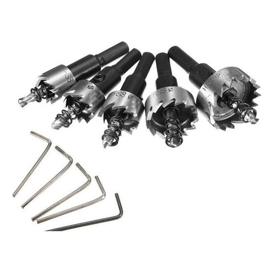 Juego De 5 Brocas Copa Corona Perforadora Metal - Norplat