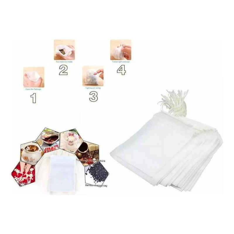 Bolsitas Bolsas Té 1000 Vacías - 5 X 7 Cm - Cukin