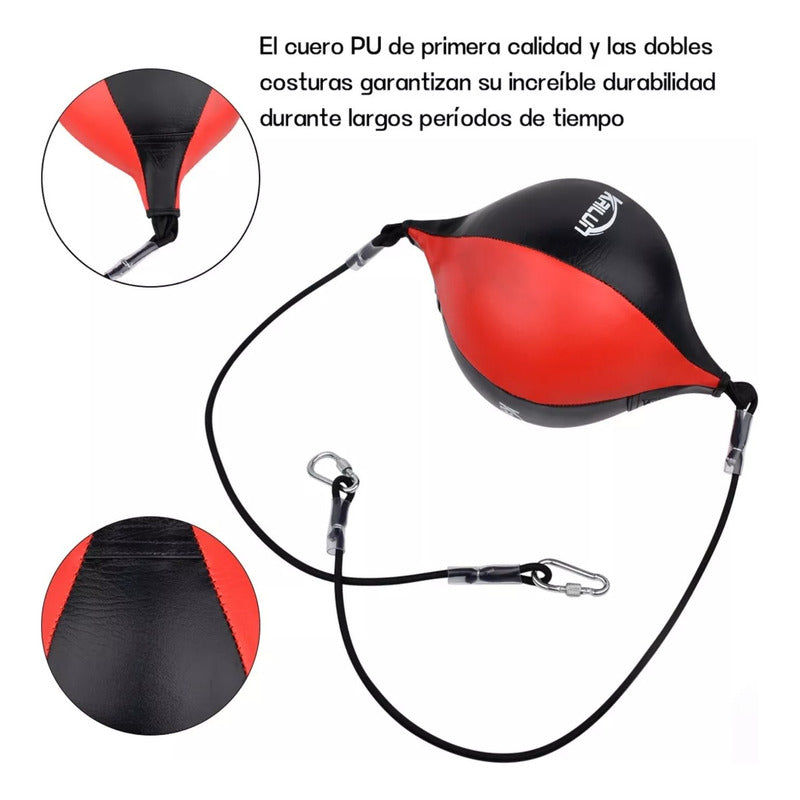 Pera Box Boxeo 2 Elásticos Punching Ball - Norplat