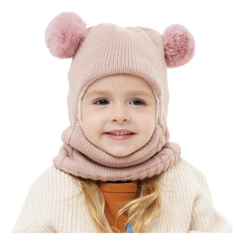 Gorro Con Cuello Bebés 6m A 2 Años Invierno Abrigado Norplat
