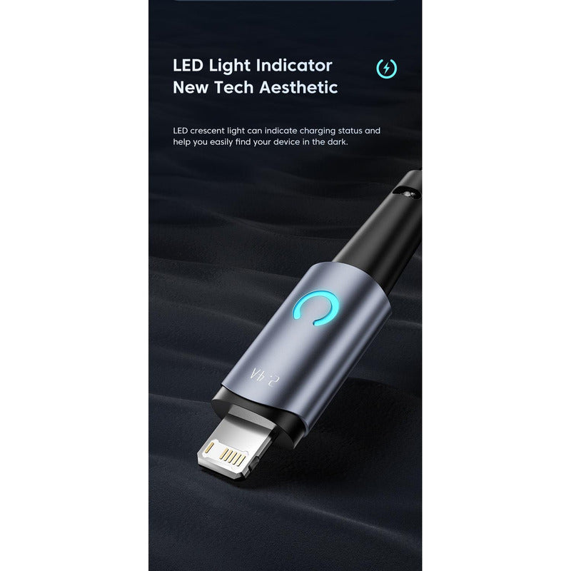 Cable Usb Para iPhone 2.4a 2 Metros Carga Rapida - Toocki