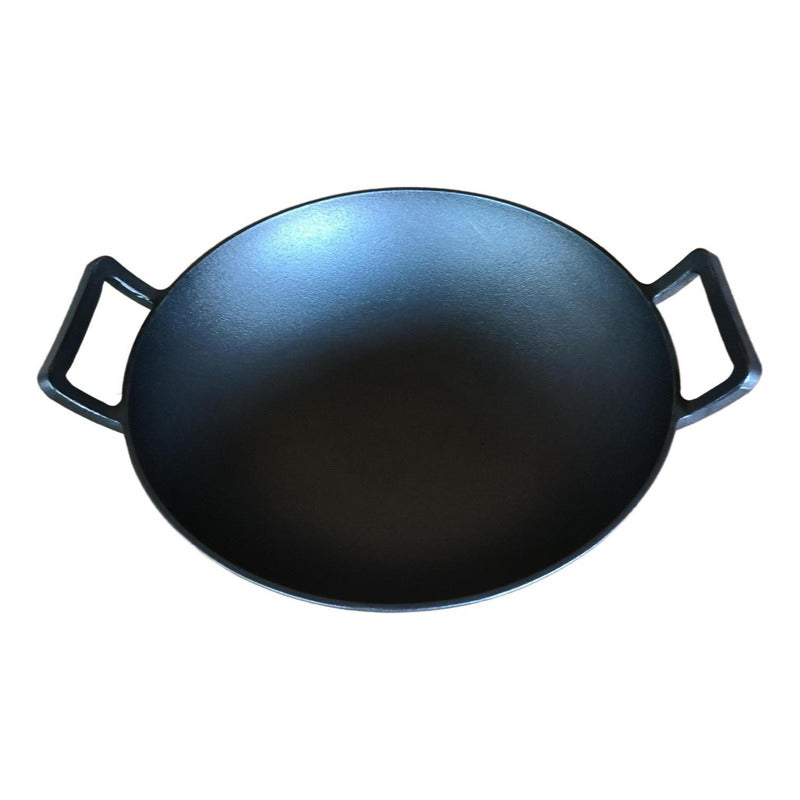 Wok Hierro Fundido 36 X 10 Cm Redondo - Norplat