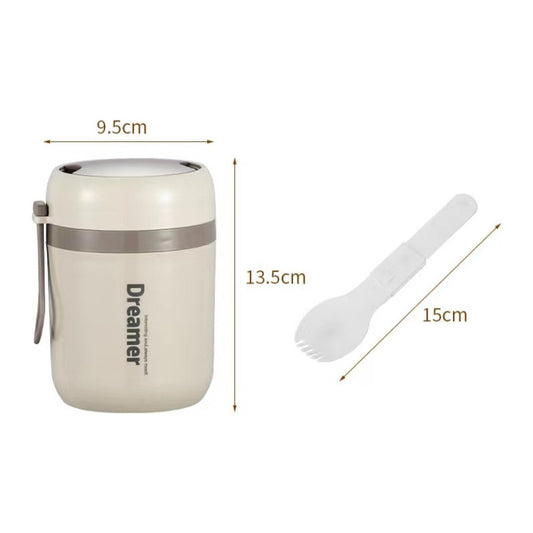 Termo Comida Acero Inoxidable 500ml Con Cuchara - Norplat