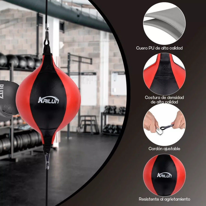 Pera Box Boxeo 2 Elásticos Punching Ball - Norplat