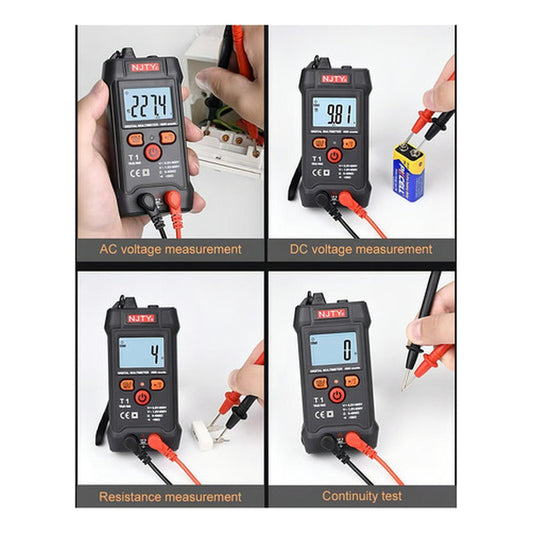 Tester Multimetro Digital Amperaje Voltaje Ohms 600v Norplat