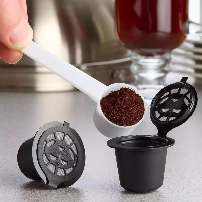 6 Capsulas Cafe Reutilizable Para Cafetera Nespresso Norplat