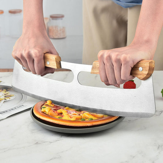 Cortador Pizza Profesional Doble Mango 35 Cm Premium Norplat