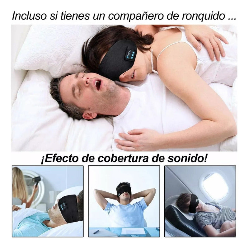 Antifaz Audífonos Bluetooth Inalámbricos Para Dormir Estéreo