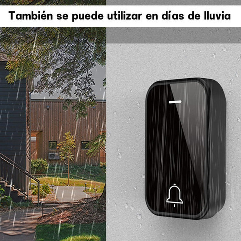 Timbre Inalambrico Exterior Portatil Autoalimentado Norplat