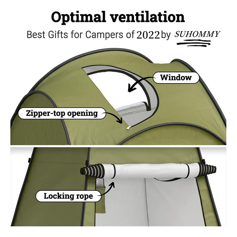 Norplat Carpa Vestidor Portatil Camping Ventana Ducha Baño