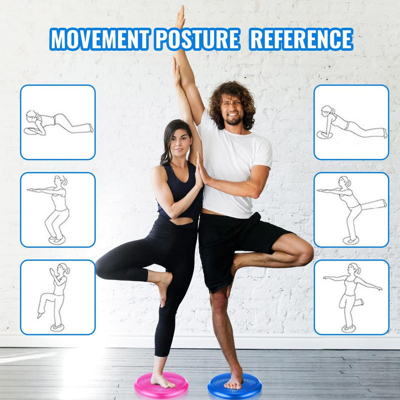 Disco De Balance Y Equilibrio Mini Bosu Erizo Yoga - Norplat