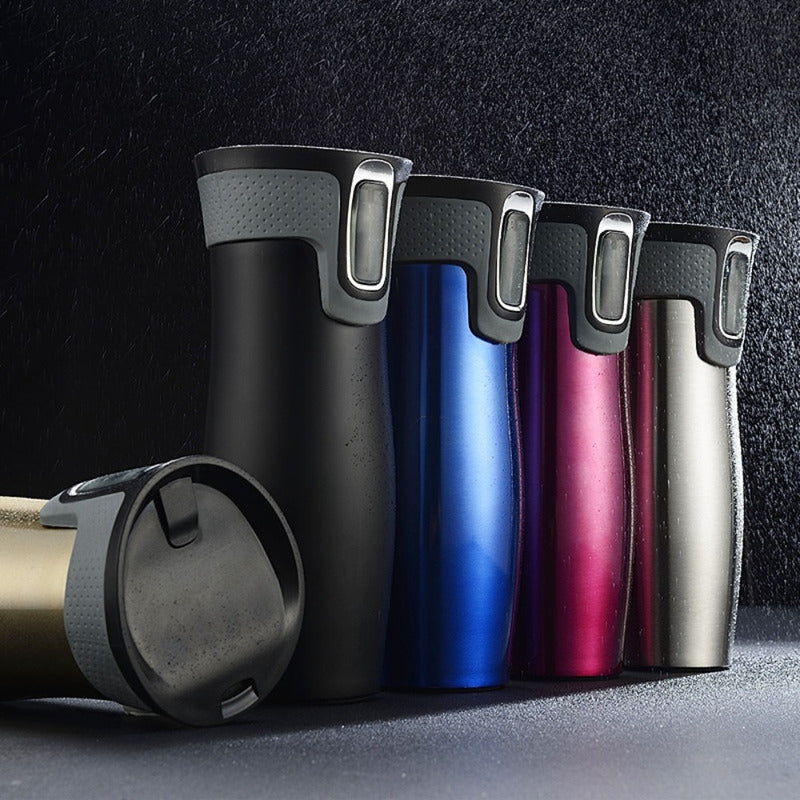 Vaso Mug Cukin Vaso Térmico 420 Ml - Autosellante Y Bloqueo