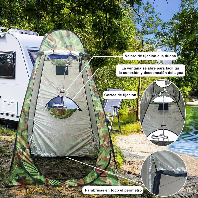 Norplat Carpa Vestidor Portatil Camping Ventana Ducha Baño