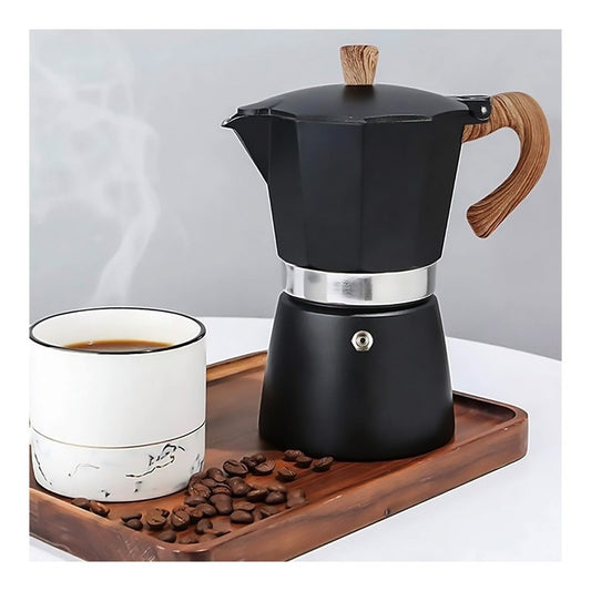 Cafetera Espresso Italiana De Diseño Premium 6 Tazas Cukin