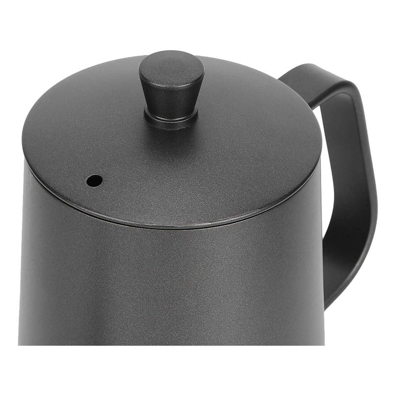 Tetera Cuello Cisne Negra 350 Ml Café Te De Acero Inoxidable