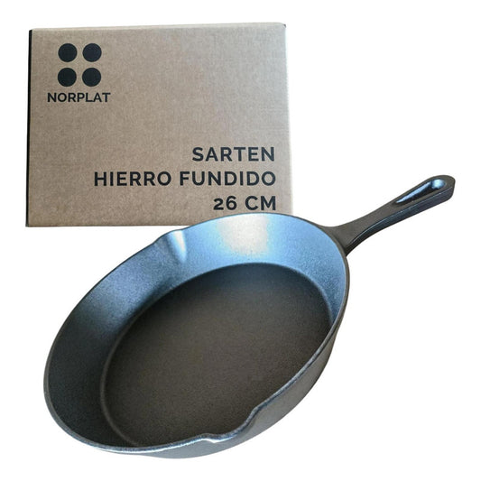 Sarten Hierro Fundido 25.5 Cm Fierro - Norplat