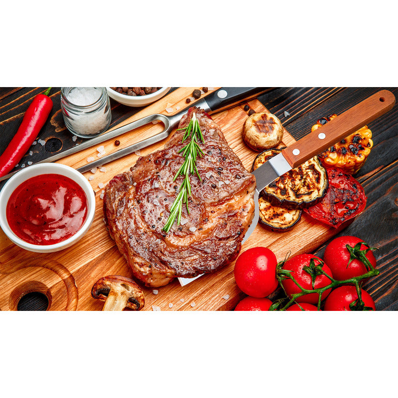 Espátula Para Plancha Hamburguesas Churrasquera - Norplat Marrón Claro