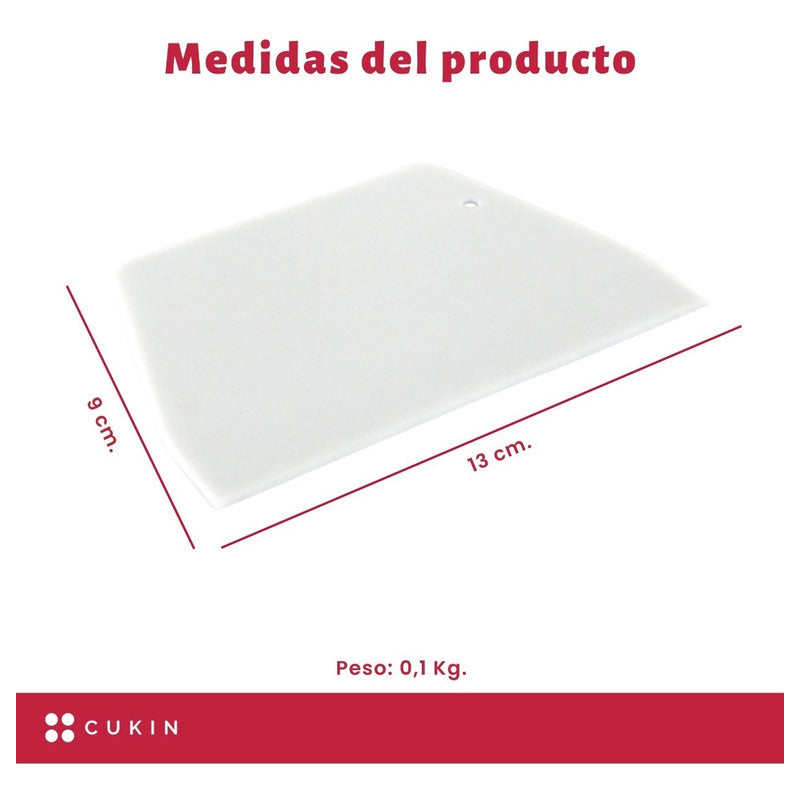 Scraper Para Masa Plástico Rígido - Cukin