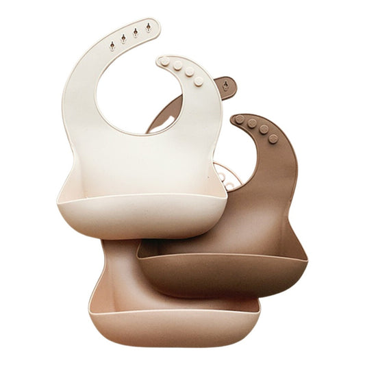 Babero De Silicona Sin Bpa Premium Resistente Agua - Norplat