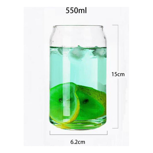 Set 4 Vasos De Vidrio Borosilicato 550ml Para Cafe - Norplat