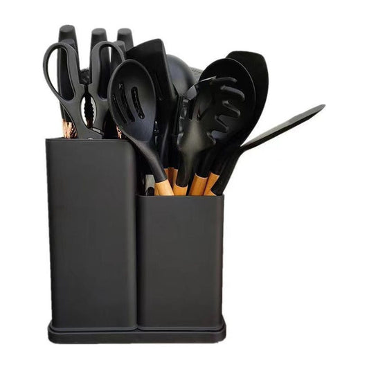 Set 19 Utensilios Cocina Acero Inoxidable Silicona - Norplat