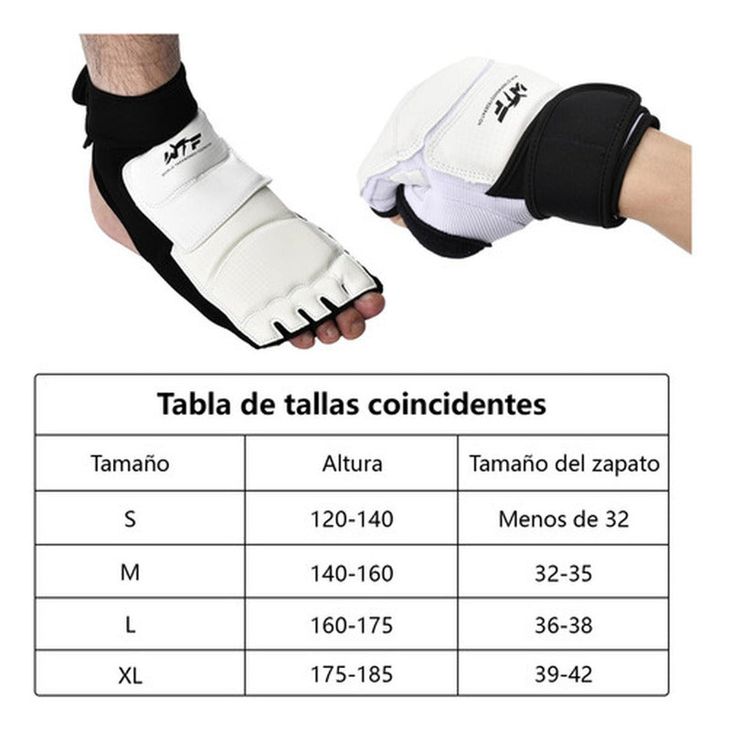 Guantes Y Empeineras De Entrenamiento De Taekwondo - Norplat