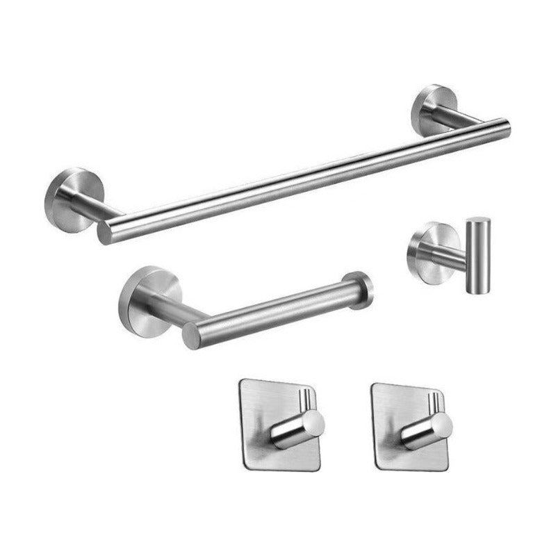 Set Baño Toalleros Porta Confort Acero Inoxidable - Norplat