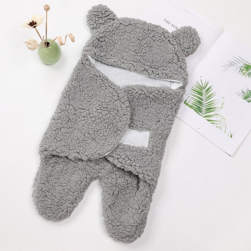 Osito De Corderito Bebe Body Enterito Sin Brazos - Norplat Gris M: 1 A 3 Meses Lisa