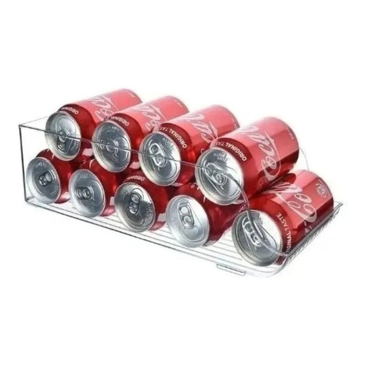 Organizador De Refrigerador Latas 13x10x34 Cm