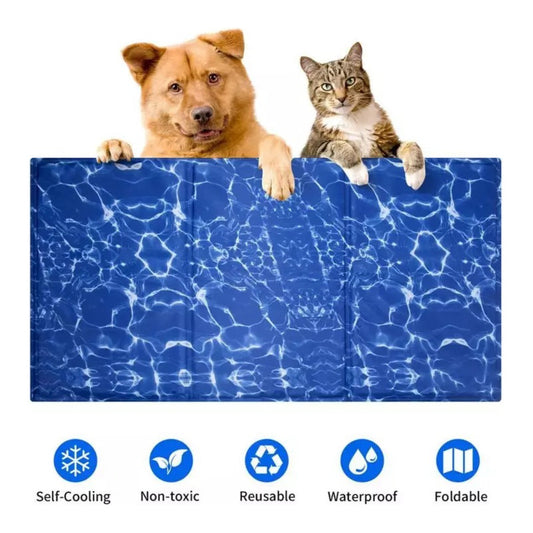 Manta De Gel Frio Refrescante 90x50cm L Perros Gatos Norplat