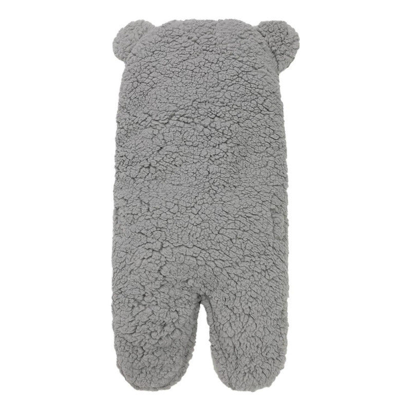 Osito De Corderito Bebe Body Enterito Sin Brazos - Norplat Gris M: 1 A 3 Meses Lisa