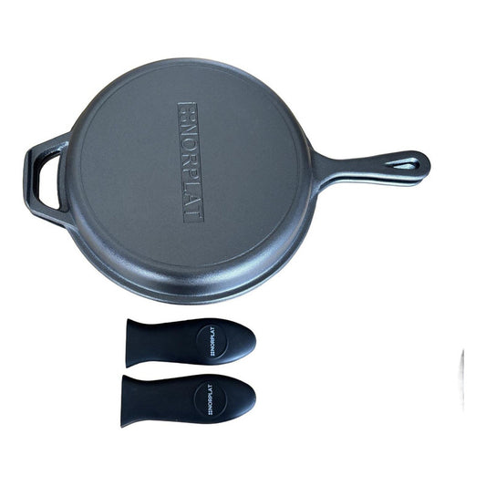 Dutch Oven Norplat Ø26cm 2 Sartenes Hierro Fundido + 2 Grip