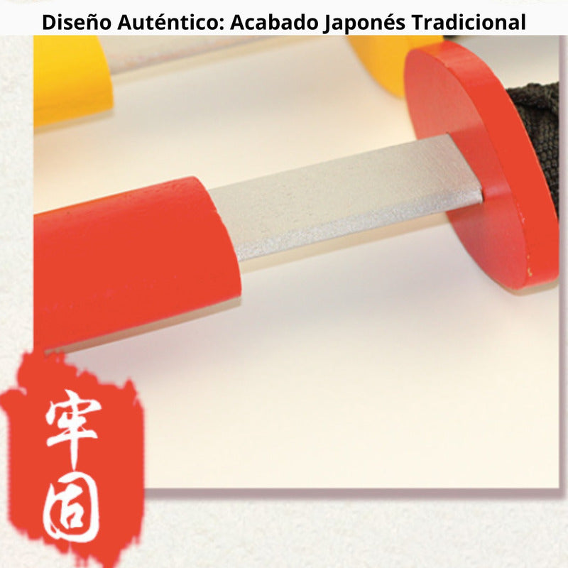Pack 3 Katana Japonesa Madera Entrenamiento 73cm - Norplat