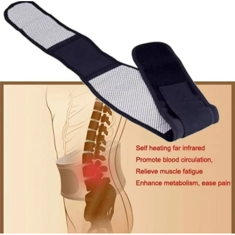 Faja Lumbar Cinturón - Genera Calor - Lumbalgia - Norplat